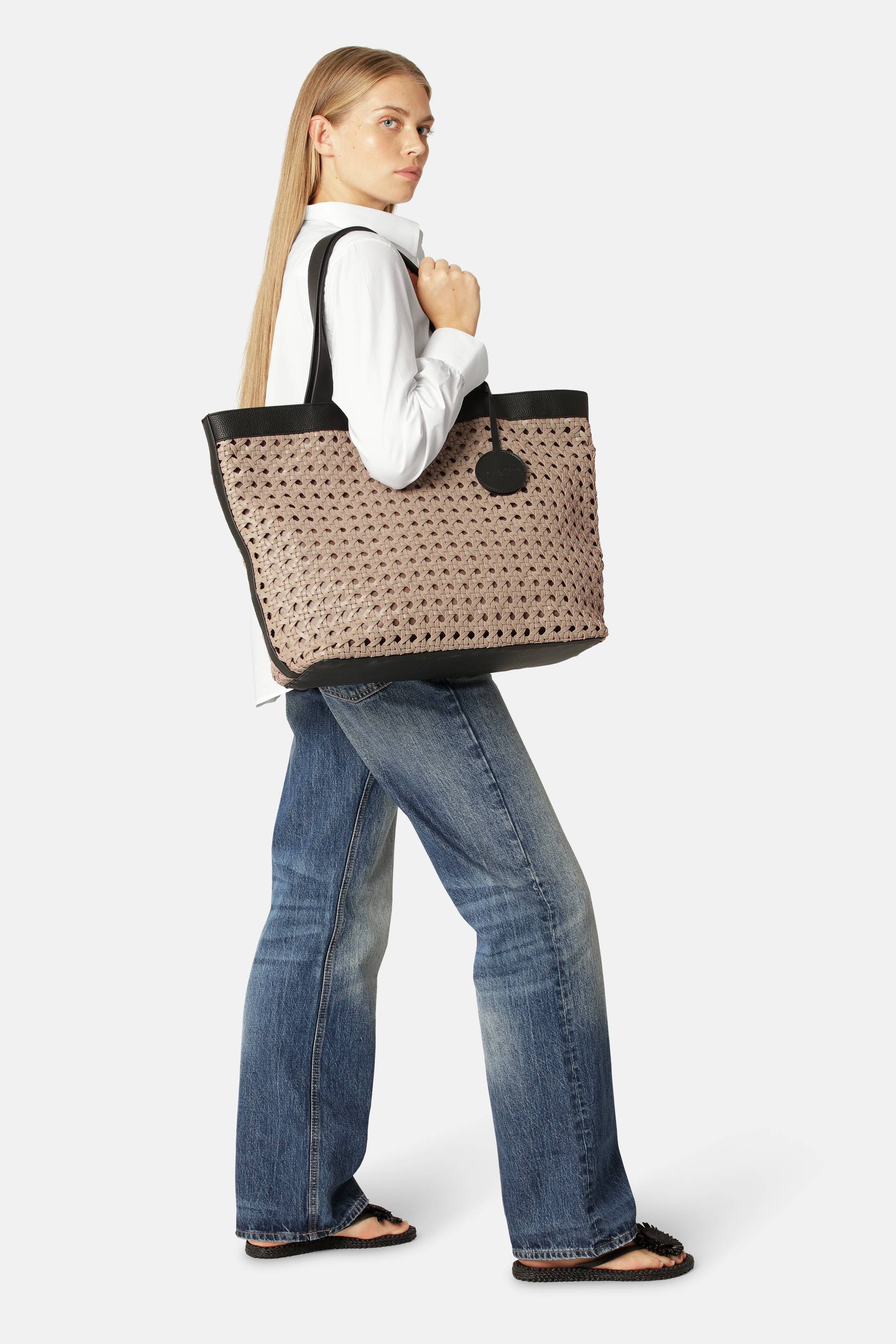 Stor Strandväska - Sand Pile Black